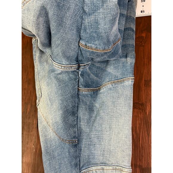 G Star Raw 5620 3D Slim Denim Button Fly Jeans Y2K Vintage Pants Blue Mens 32x30 - Picture 3 of 10